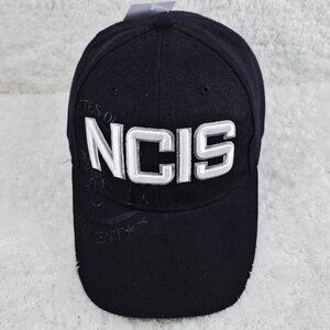 NCIS Naval Criminal Investigation Service TV Show Black Baseball Hat Cap NWT